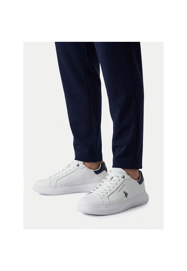 Sneakersy U.S. Polo Assn.. Kolor: biały