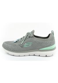 skechers - Buty sportowe damskie Skechers Summits-Sneak Peek. Kolor: szary, biały, wielokolorowy. Materiał: tkanina. Szerokość cholewki: normalna. Model: Skechers Sport. Sport: turystyka piesza