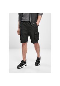 Szorty Urban Classics double pocket cargo. Kolor: czarny. Długość: krótkie. Sezon: lato #1