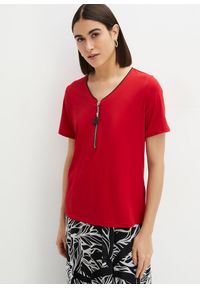 bonprix - Shirt. Kolor: czerwony #1