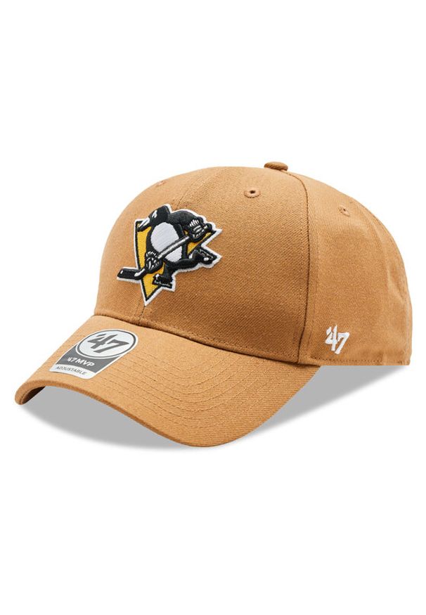 47 Brand Czapka z daszkiem NHL Pittsburgh Penguins '47 MVP SNAPBACK H-MVPSP15WBP-QL Brązowy. Kolor: brązowy. Materiał: materiał