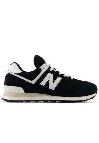 Buty unisex New Balance U574YCE - czarne. Kolor: czarny. Materiał: guma, syntetyk, zamsz, materiał, skóra. Szerokość cholewki: normalna. Model: New Balance 574
