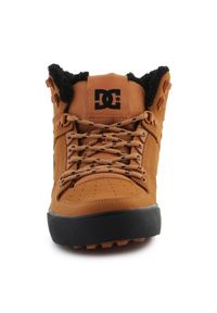 Buty DC Shoes Pure High-Top Wc Wnt M ADYS400047-WEA brązowe. Kolor: brązowy. Materiał: materiał. Sezon: zima #4
