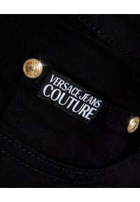 Versace Jeans Couture - VERSACE JEANS COUTURE - Czarne spodnie jeansowe. Kolor: czarny #5