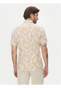 Pierre Cardin Koszula C6 45017.0484 Beżowy Modern Fit. Kolor: beżowy. Materiał: bawełna, len #3