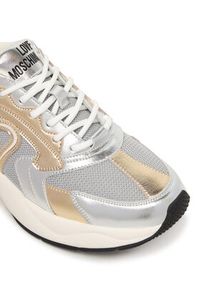 Love Moschino - LOVE MOSCHINO Sneakersy JA15456G0OIQC90A Biały. Kolor: biały. Materiał: skóra #5