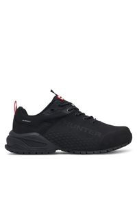 Hunter Trekkingi H3-001 Czarny. Kolor: czarny. Materiał: skóra. Sport: turystyka piesza