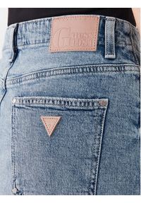 Guess Spódnica jeansowa W3YD75 D4MSM Niebieski Regular Fit. Kolor: niebieski. Materiał: jeans, bawełna #4