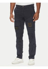 Aeronautica Militare Spodnie materiałowe 251PA1387CT1493 Granatowy Regular Fit. Kolor: niebieski. Materiał: bawełna