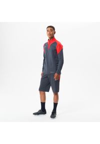 KIPSTA - Bluza piłkarska Kipsta Viralto Club. Kolor: czerwony, szary, wielokolorowy. Materiał: elastan, poliester, materiał. Długość: krótkie. Sport: piłka nożna