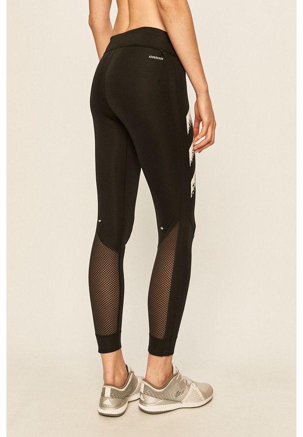 adidas Performance - Legginsy. Kolor: czarny. Materiał: dzianina