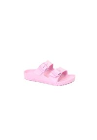 Klapki dla dzieci Birkenstock Arizona. Kolor: różowy. Materiał: materiał, syntetyk