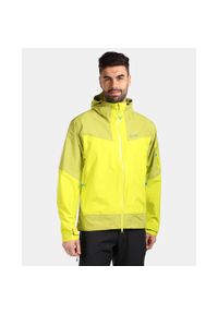 Męska wodoodporna kurtka hardshell Kilpi MAMBA-M. Kolor: zielony. Materiał: hardshell