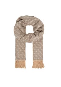 Guess Szalik AW5423 POL03 Beżowy. Kolor: beżowy. Materiał: materiał, wiskoza