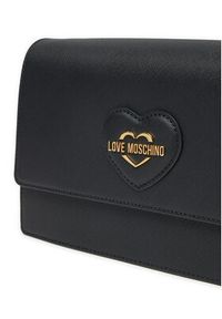 Love Moschino - LOVE MOSCHINO Torebka JC4260PP0LKL0000 Czarny. Kolor: czarny. Materiał: skórzane #5