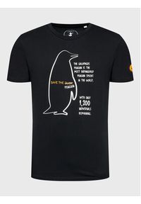 Save The Duck T-Shirt DT1008M PESY15 Czarny Regular Fit. Kolor: czarny. Materiał: bawełna #2
