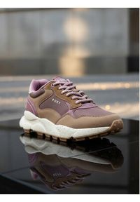 Roxy Sneakersy CEO-V12-1115 Brązowy. Kolor: brązowy. Materiał: materiał #3