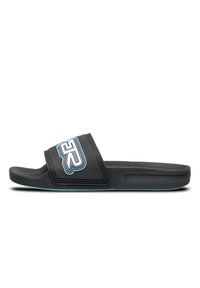 Quiksilver - Sandały wsuwane dla Chłopcy RIVI Czarny. Zapięcie: bez zapięcia. Kolor: szary. Materiał: guma, syntetyk. Sezon: lato