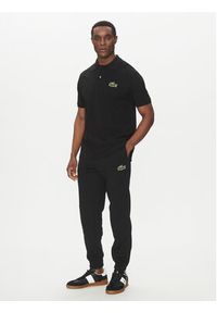 Lacoste Spodnie dresowe XH2750 Czarny Regular Fit. Kolor: czarny. Materiał: bawełna #4