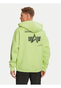 Alpha Industries Bluza 146336 Zielony Regular Fit. Kolor: zielony. Materiał: bawełna, syntetyk #5