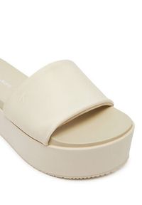 Calvin Klein Jeans Klapki Flatform Sandal Slide In Nylon YW0YW01791 Écru. Materiał: materiał #4