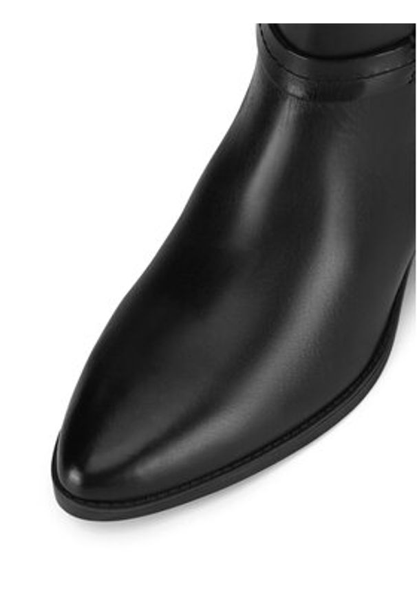 MEXX Botki MICP1710243W Czarny. Kolor: czarny. Materiał: skóra