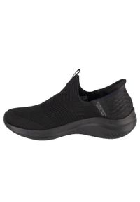 skechers - Buty do chodzenia damskie Skechers Slip-ins: Ultra Flex 3.0. Kolor: czarny. Materiał: tkanina. Szerokość cholewki: normalna. Sport: turystyka piesza