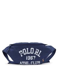 Polo Ralph Lauren Saszetka nerka 405946104002 Granatowy. Kolor: niebieski. Materiał: materiał