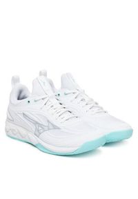 Mizuno Buty halowe Wave Luminous 3 V1GC2420 Biały. Kolor: biały. Materiał: skóra. Model: Mizuno Wave