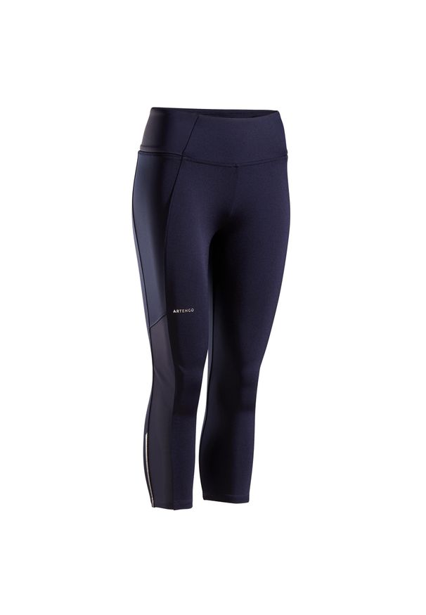 ARTENGO - Krótkie legginsy do tenisa damskie Artengo Dry Hip Ball. Kolor: niebieski. Materiał: elastan, poliamid, poliester, materiał. Długość: krótkie. Sport: tenis