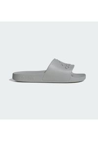 Klapki basenowe dla dorosłych Adidas Adilette Aqua. Kolor: szary. Wzór: gładki