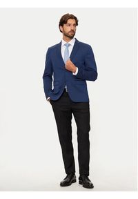 Selected Homme Marynarka 16092418 Niebieski Slim Fit. Kolor: niebieski. Materiał: syntetyk