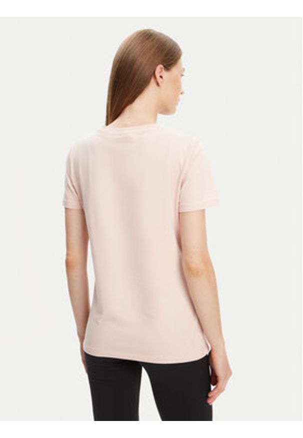 Guess T-Shirt V5YI12 J1314 Różowy Regular Fit. Kolor: różowy. Materiał: bawełna