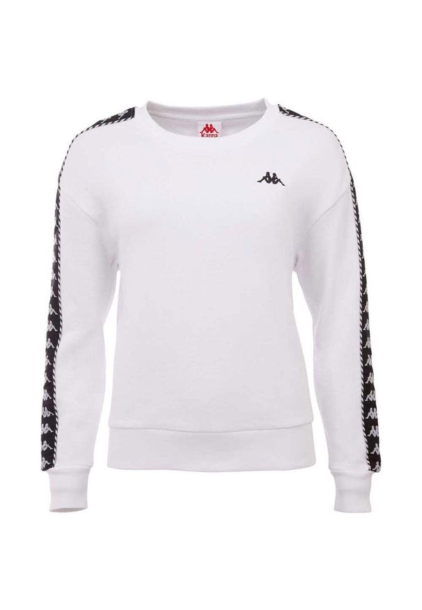 Bluza damska Kappa Ilary. Kolor: biały. Materiał: dresówka