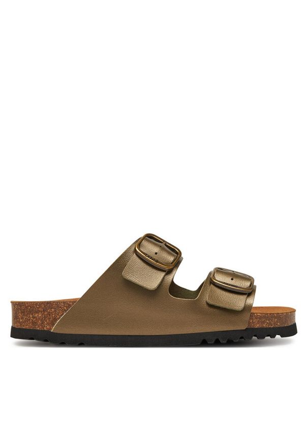 Klapki Scholl. Kolor: brązowy