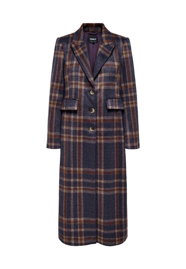 only - ONLY Płaszcz przejściowy Coris 15355210 Fioletowy Regular Fit. Kolor: fioletowy. Materiał: syntetyk