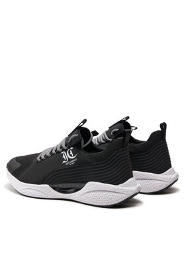Just Cavalli Sneakersy 76QA3SH2 Czarny. Kolor: czarny. Materiał: materiał