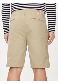 Wrangler Szorty materiałowe Casey 112350679 Beżowy Regular Fit. Kolor: beżowy. Materiał: bawełna #5
