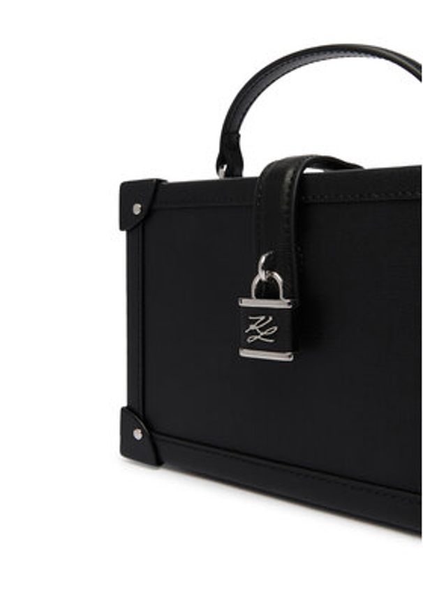 Karl Lagerfeld - KARL LAGERFELD Torebka B1W30100 Czarny. Kolor: czarny. Materiał: skórzane