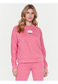 Guess Bluza Adelaide V3GQ02 KBIN0 Różowy Regular Fit. Kolor: różowy. Materiał: syntetyk