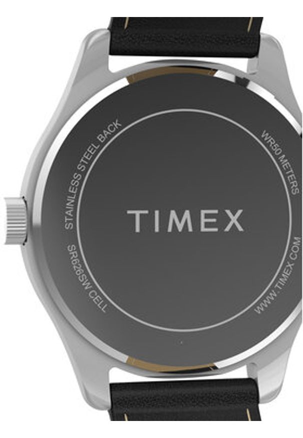 Timex Zegarek Main Street TW2Y16000 Czarny. Kolor: czarny. Styl: street