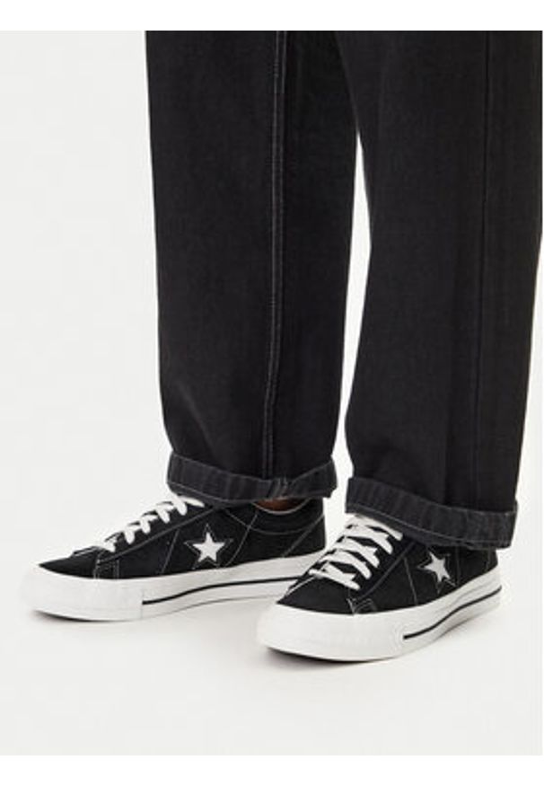 Converse Tenisówki One Star 95 A14711C Czarny. Kolor: czarny. Materiał: skóra, zamsz