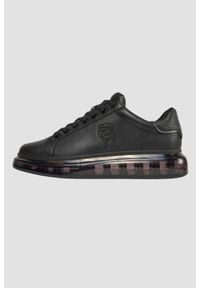 Karl Lagerfeld - KARL LAGERFELD Czarne sneakersy Karl Plexi Nft. Kolor: czarny