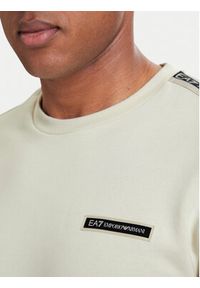 EA7 Emporio Armani Bluza 7M002195 AF10377 U1079 Beżowy jasny Regular Fit. Kolor: beżowy. Materiał: bawełna #2