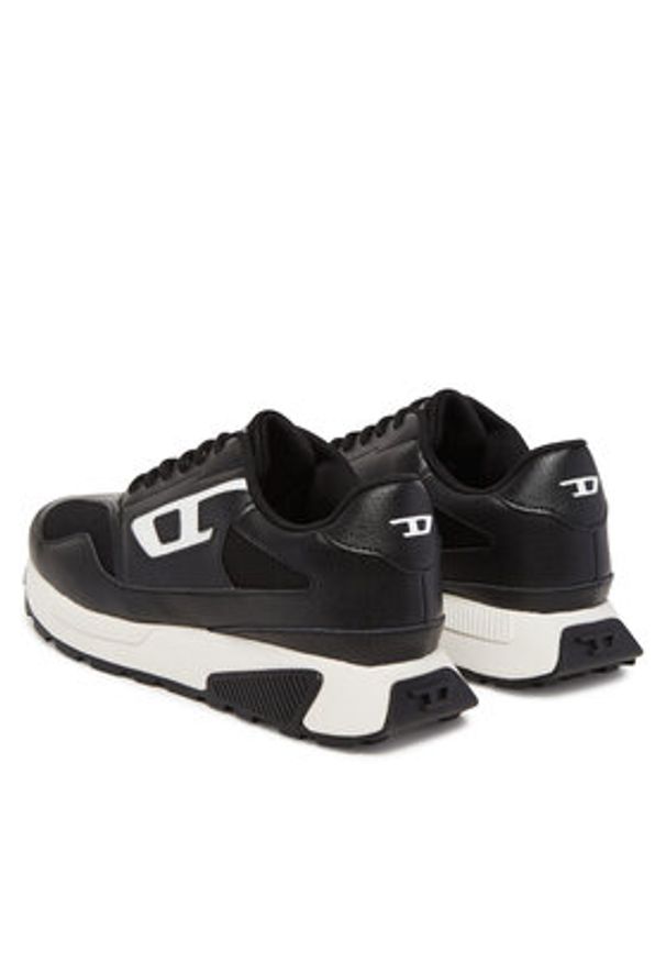 Diesel Sneakersy S-Tame-D Running Y03598P8109 T8013 Czarny. Kolor: czarny. Materiał: skóra. Sport: bieganie
