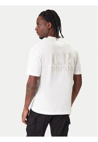 C.P. Company T-Shirt 20CMTS086A005100W Écru Regular Fit. Materiał: bawełna #5