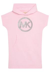 MICHAEL KORS KIDS Sukienka dzianinowa R12140 S Różowy Regular Fit. Kolor: różowy. Materiał: bawełna #1