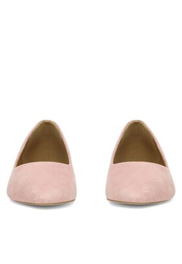 Nine West Baleriny WFA2622-1 Różowy. Kolor: różowy. Materiał: materiał