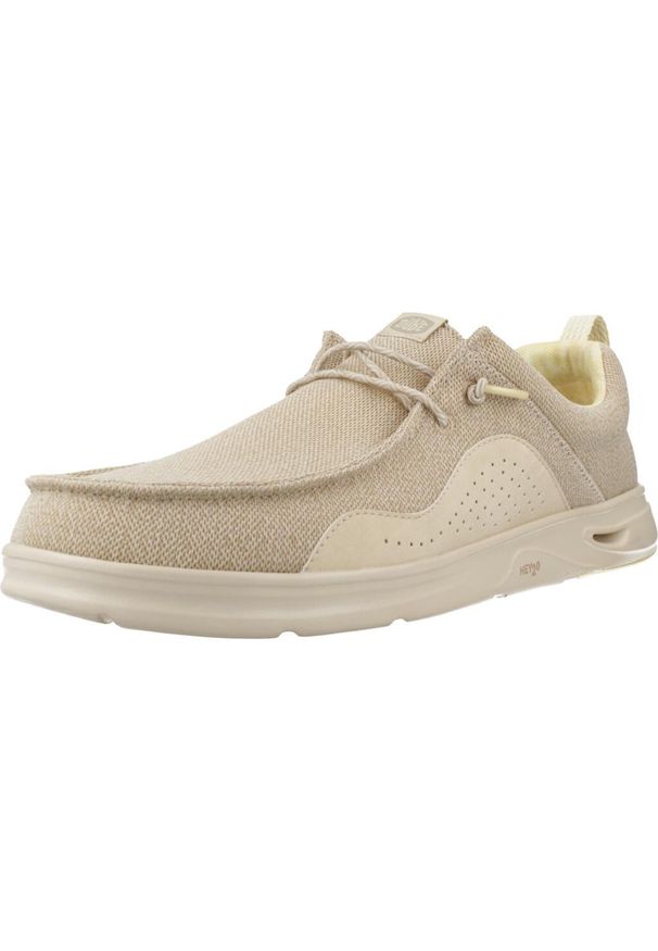 PRO BRANDS - Buty HEY DUDE WALLY HEY2O MESH Beżowy. Kolor: beżowy. Materiał: mesh. Sport: turystyka piesza
