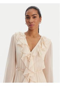 Morgan Sukienka codzienna 261-ROMANCE Różowy Regular Fit. Okazja: na co dzień. Kolor: różowy. Materiał: syntetyk. Typ sukienki: proste. Styl: casual #4